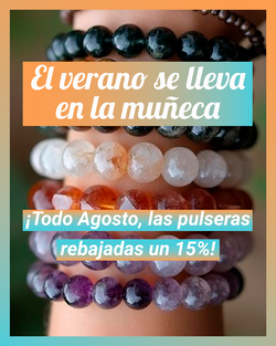 15% DESCUENTO EN PULSERAS TODO AGOSTO