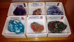 Serie colección básica de minerales