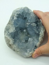 Celestina cristales azul celeste