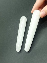 Gua Sha Masaje stick de Cuarzo cristal de roca