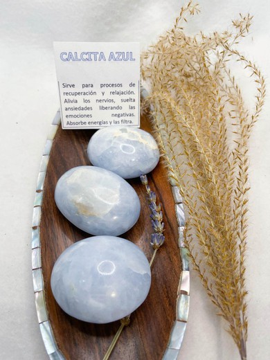 Rodado de Calcita Azul