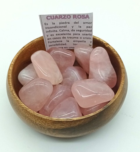 Rodados de Cuarzo rosa - calidad extra