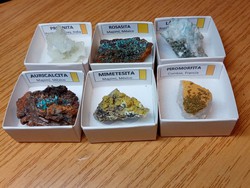 20 piezas de colección minerales, de de , de educación científica,  espécimen de mineral con estuche de exposición, Macarena geología para niños
