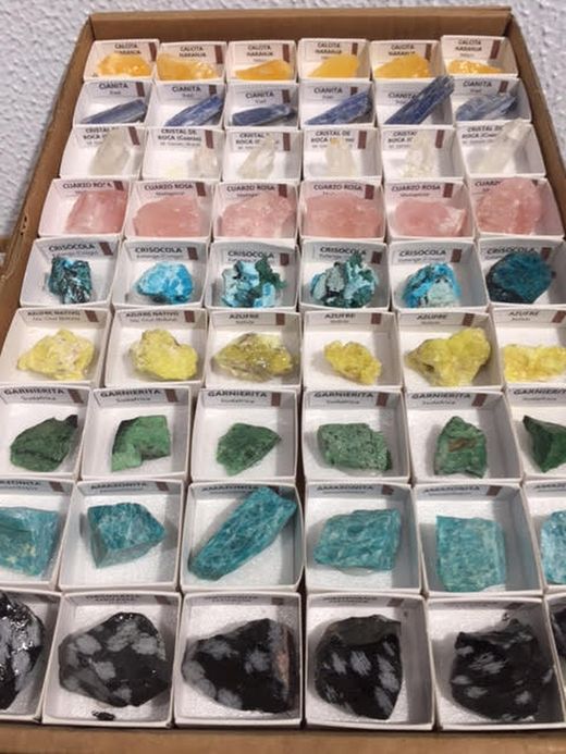 Colección básica de Minerales, rocas y didácticos