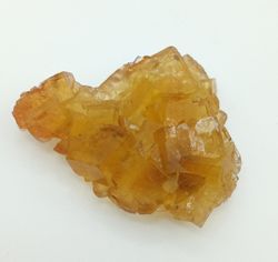 Agrupación de cristales de Fluorita amarilla