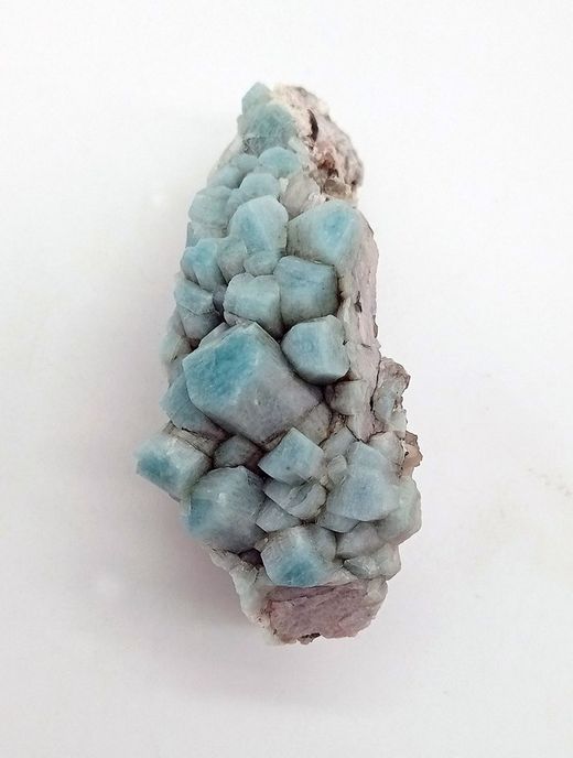 Amazonita en agrupación de cristales