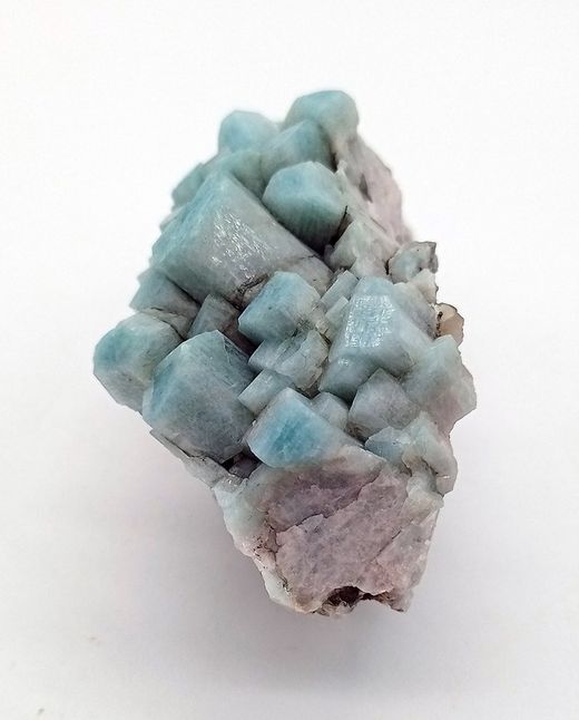 Amazonita en agrupación de cristales