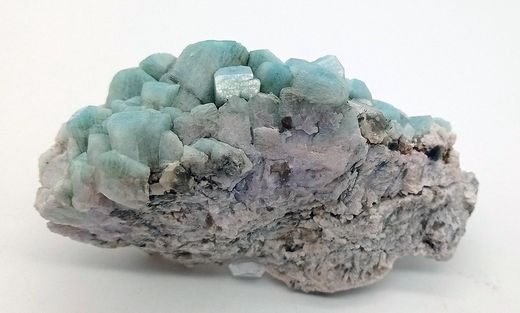 Amazonita en agrupación de cristales