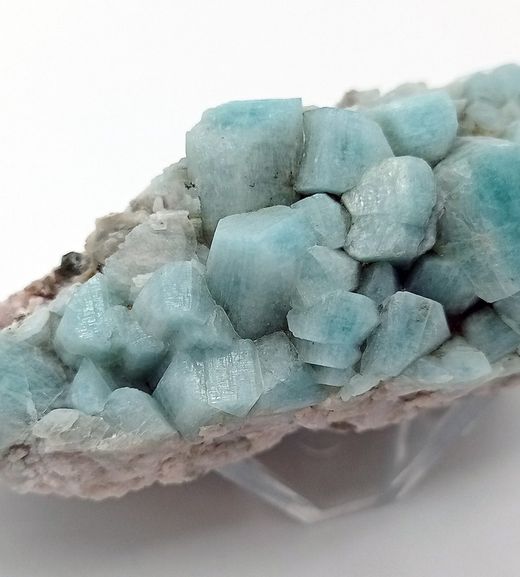 Amazonita en agrupación de cristales