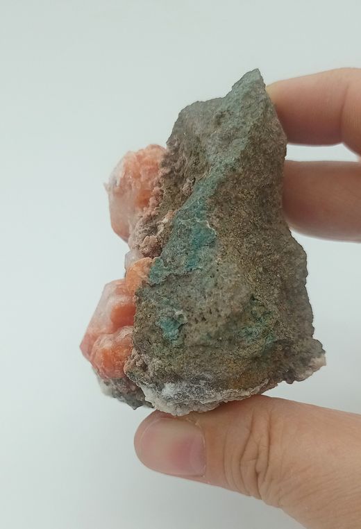 Analcima en grupo de cristales