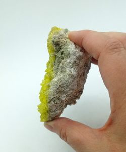 Azufre nativo grupo de cristales