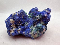 Azurita globular con Malaquita