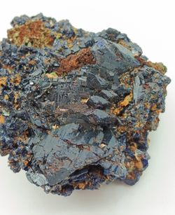 Azurita conjunto de cristales