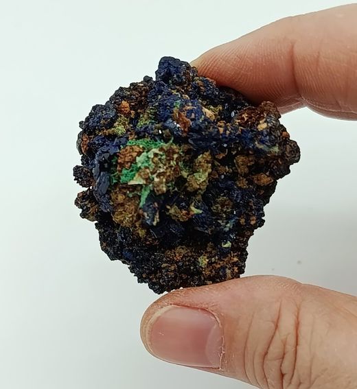 Azurita conjunto de cristales