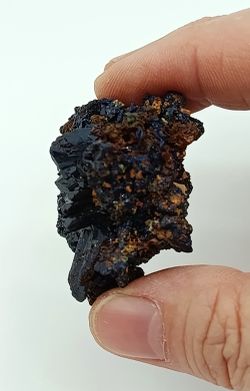 Azurita conjunto de cristales