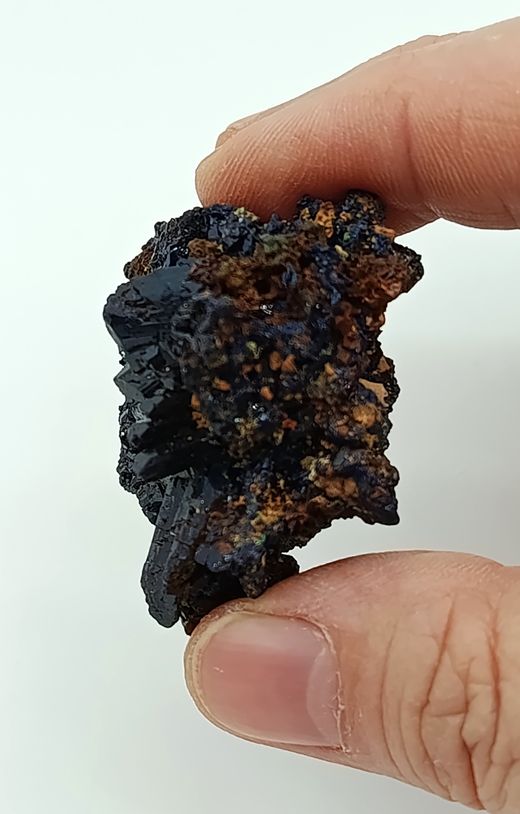 Azurita conjunto de cristales