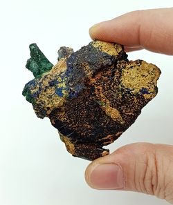 Azurita, Malaquita y Beaverita