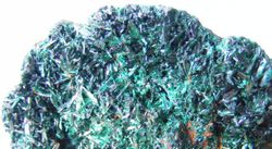 Brochantita agrupación de cristales