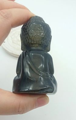 Buda Obsidiana dorada