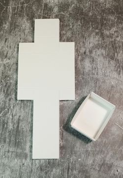 Caja plegable de 40x60 mm. Pack de 100 unidades