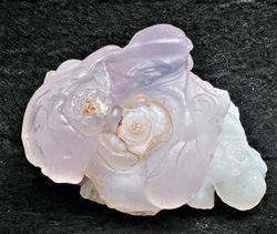 Calcedonia Rosa en agregados globulares