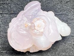 Calcedonia Rosa en agregados globulares