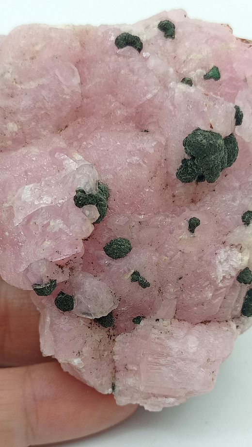 Calcita cobaltífera con Marcasita
