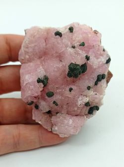 Calcita cobaltífera con Marcasita