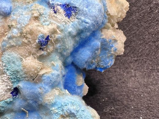 Cianotriquita conjunto de cristales aciculares