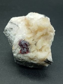 Cinabrio y Dolomita