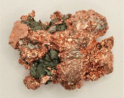 Cobre nativo (Masa compacta con cuarzo)
