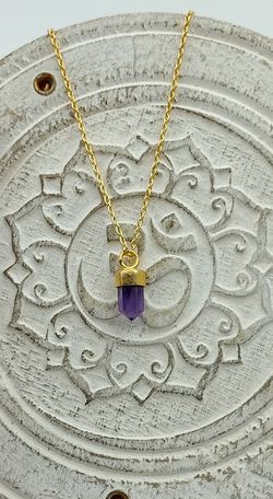 Colgante Amatista con cadena