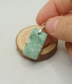 Colgante cabujón de Variscita