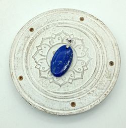 Colgante cabujón Lapislázuli ovalado