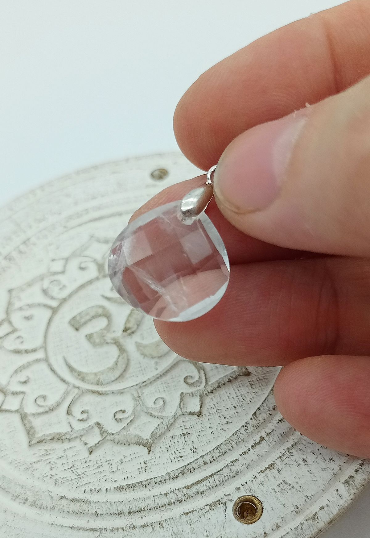 Colgante Cuarzo cristal de roca