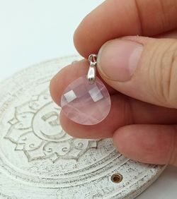 Colgante Cuarzo rosa