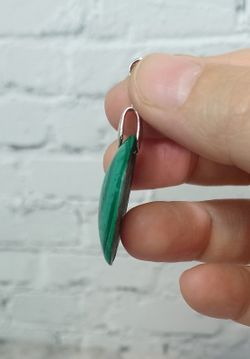 Colgante de Malaquita ovalado