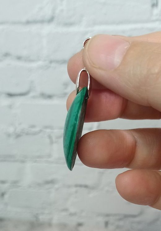 Colgante de Malaquita ovalado