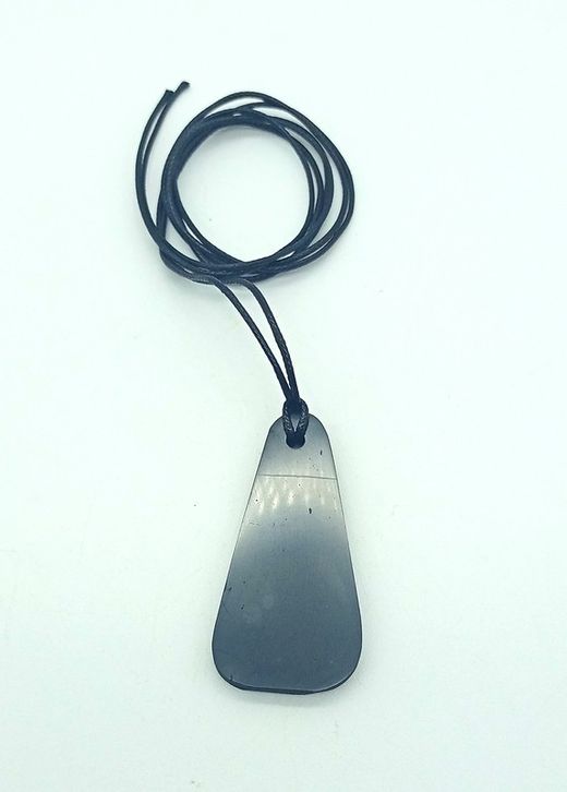 Colgante de Shungita en gota plana