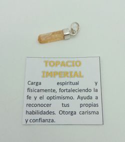 Colgante de Topacio en punta
