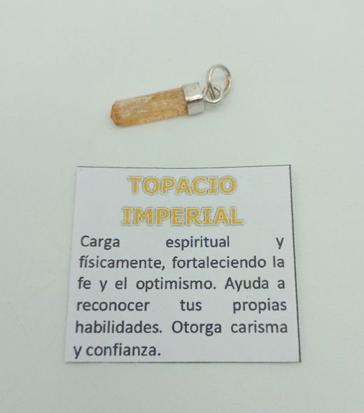 Colgante de Topacio en punta