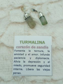 Colgante de Turmalina "Corazón de Sandía"