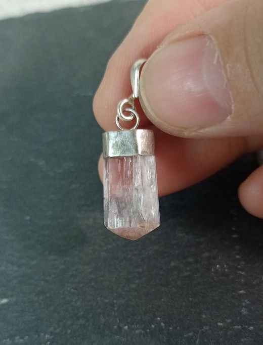 Colgante Kunzita cristal