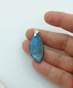 Colgante labradorita azul