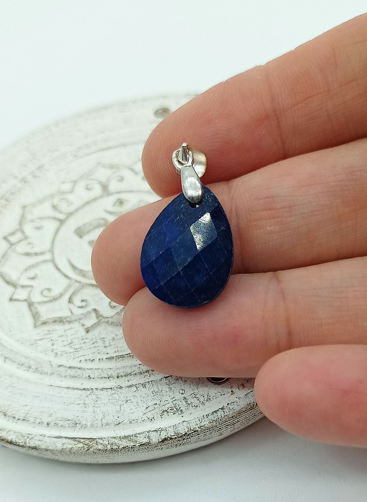 Colgante Lapislázuli facetado