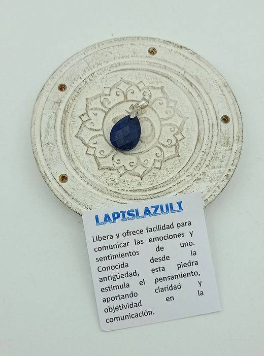 Colgante Lapislázuli facetado