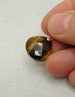 Colgante Ojo de Tigre facetado