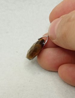 Colgante Ojo de Tigre facetado