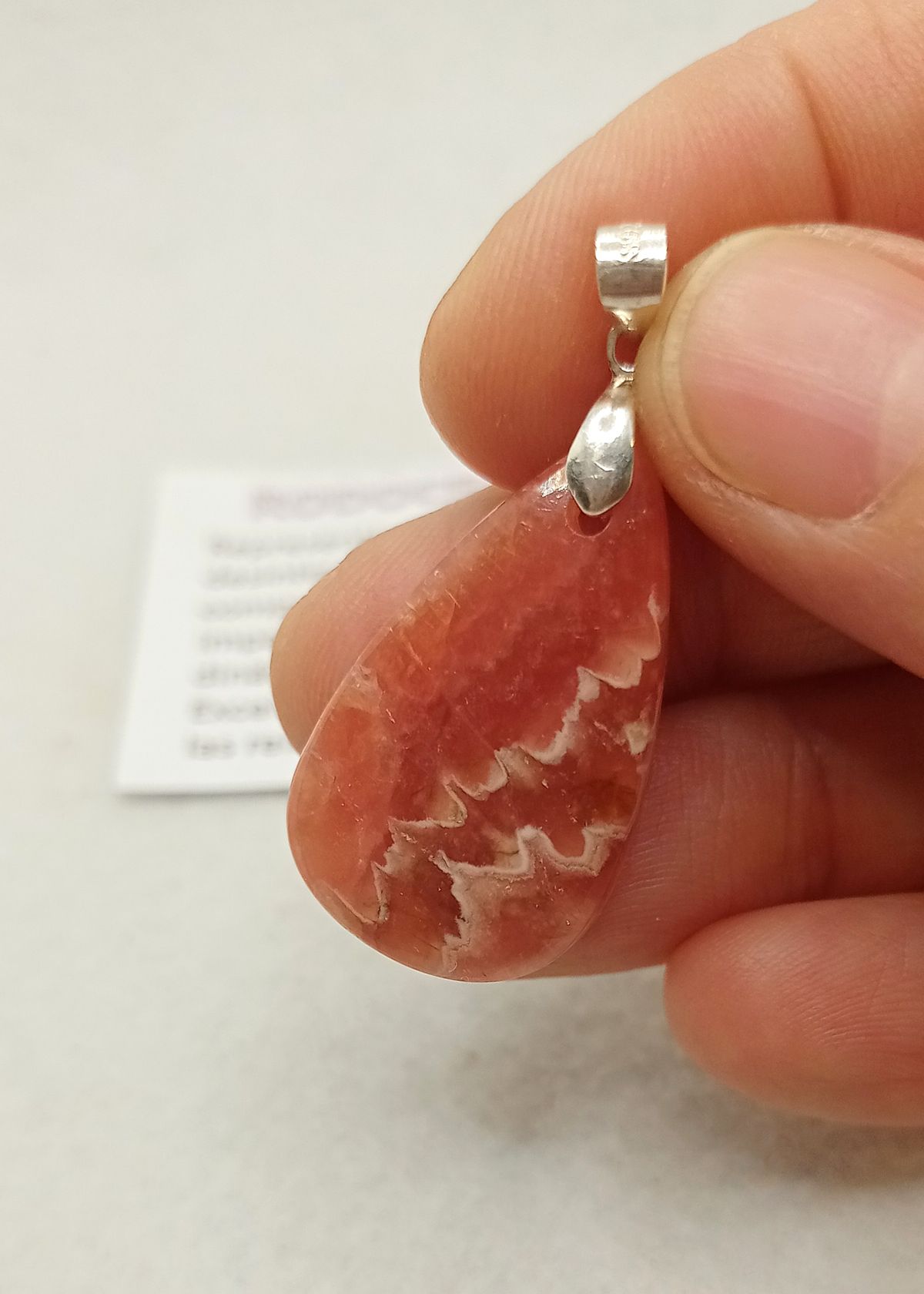 Colgante Rodocrosita