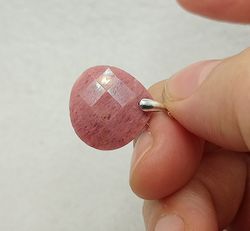 Colgante Rodonita facetado